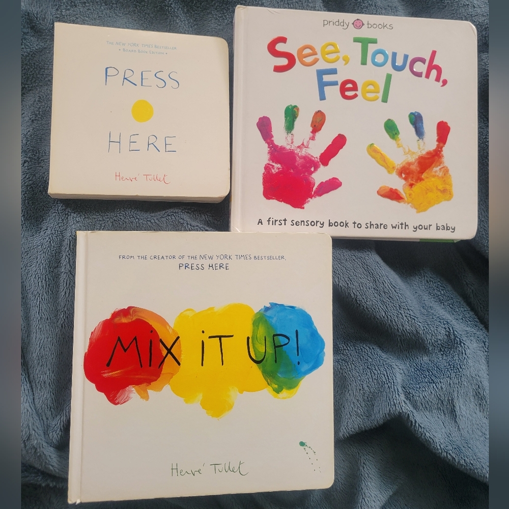 Press Here, Mix It Up, Touch Books